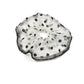 Gifty - Polka Dot Ruffled Sheer Trim Scrunchie