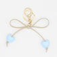Keypus - Cute Heart Bow Keychain