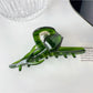 Beau floral hair claw clip with vibrant colors and smooth edges