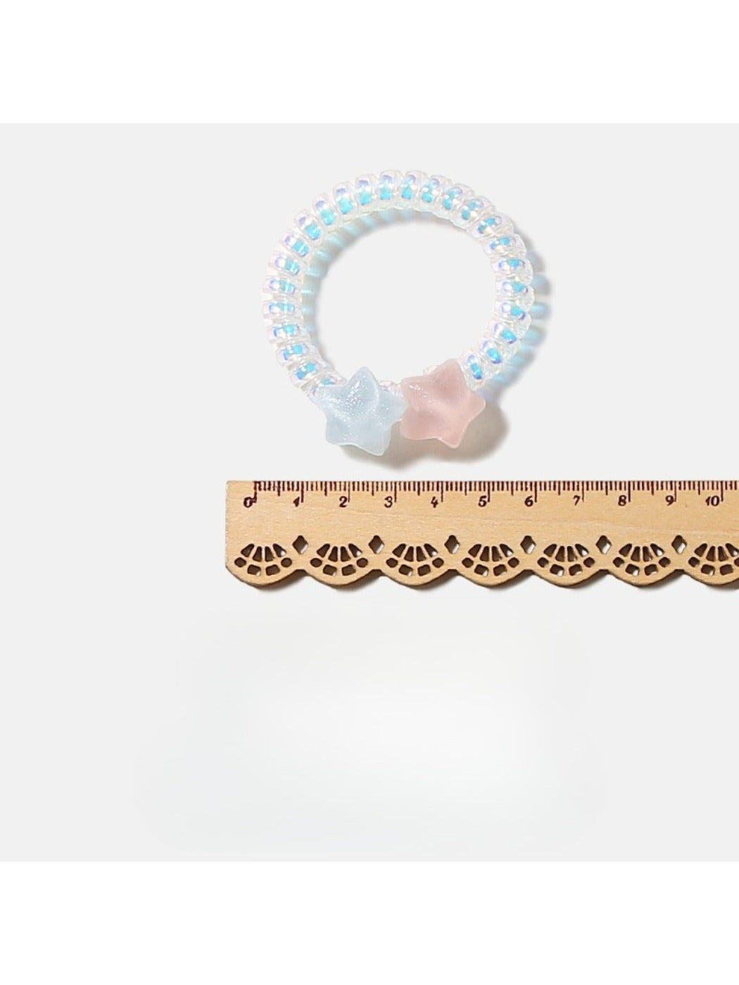 Gifty - Star Pattern Telephone Wire Hair Ties
