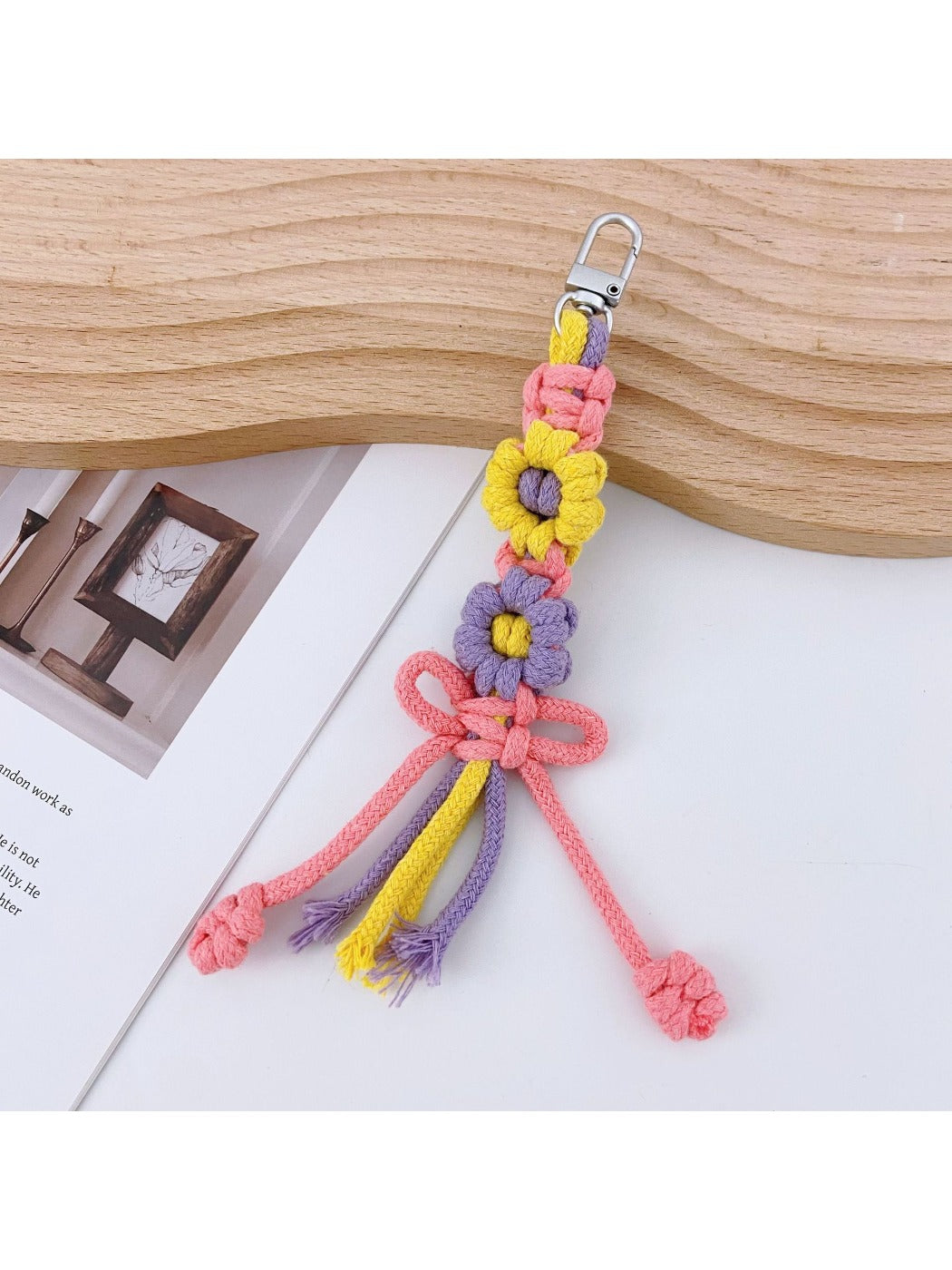 Keypus - Daisy Flower Bag Accessory Keychain