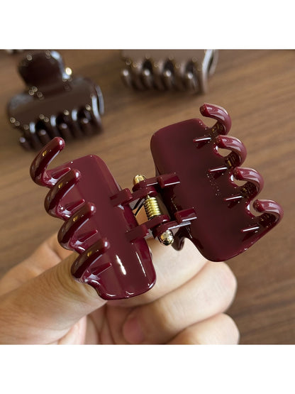 Beau - Glossy Geometric Acetate Claw Clip