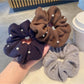 Gifty - Fall Winter Crinkle Bead Scrunchie