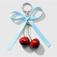 Keypus - Y2K Bow Cherry Bag Charm Keychain Pendant