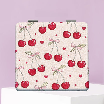 Mirroray - Compact Fruit Print Touch Up Makeup Mirror