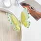 Detailed shot of the butterfly wing texture on the Beau claw clip