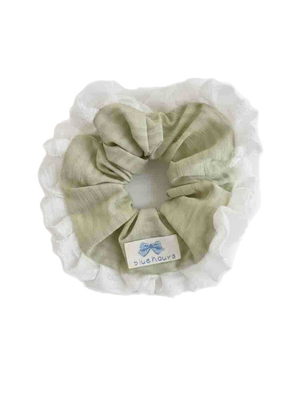 Gifty - Cream Lace Trimmed Scrunchie