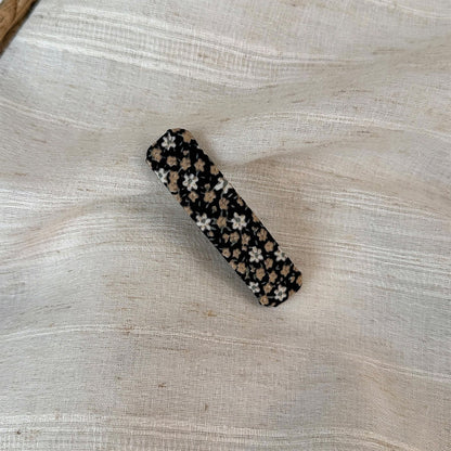 Beau - Floral Pattern Fabric Hair Clip