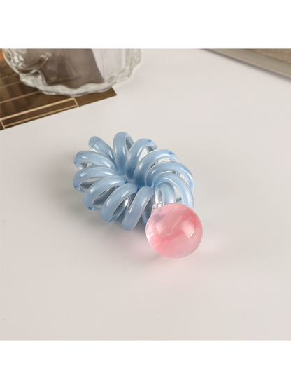 Gifty - Vintage Beaded Spiral Hair Tie
