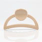 Beau - Minimalist Half Round Openwork Claw Clip