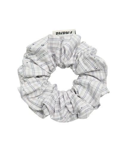 Gifty - Chic Plaid Scrunchie Hair Tie