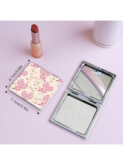 Mirroray - Y2K Pattern Foldable Touch Up Makeup Mirror