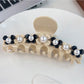 Beau - Floral Beaded Acetate Fiber Claw Clip