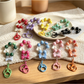 Keypus - Colorful Heart Bow Beaded Keychain Charm