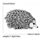 Brovia - Vintage Gold Hedgehog Alloy Brooch Pin