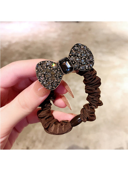 Gifty - Elegant Ruched Bow Scrunchie