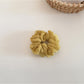Gifty - Solid Color Ruffled Chiffon Scrunchie