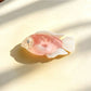 Beau creative fish claw clip in pastel yellow with open jaws
