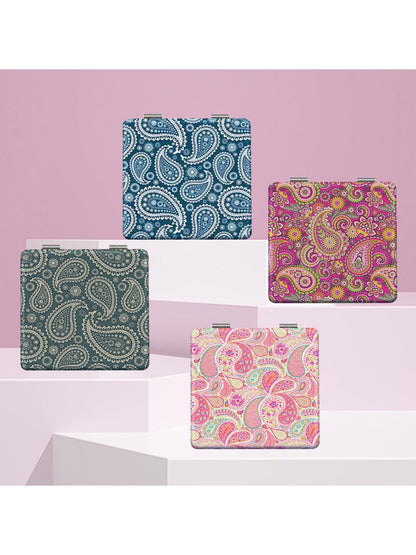 Mirroray - Vintage Patterned Square Compact Mirror