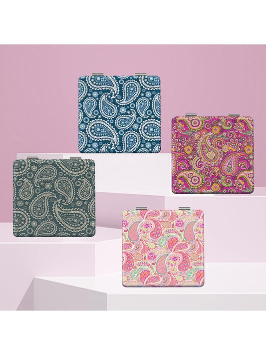Mirroray - Vintage Patterned Square Compact Mirror