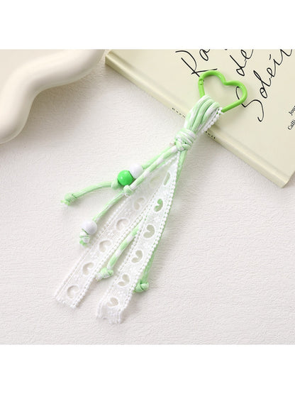 Keypus - Hollowed-Out Lace Charm Keychain
