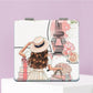 Mirroray - Cartoon Girl Portable Folding Makeup Mirror