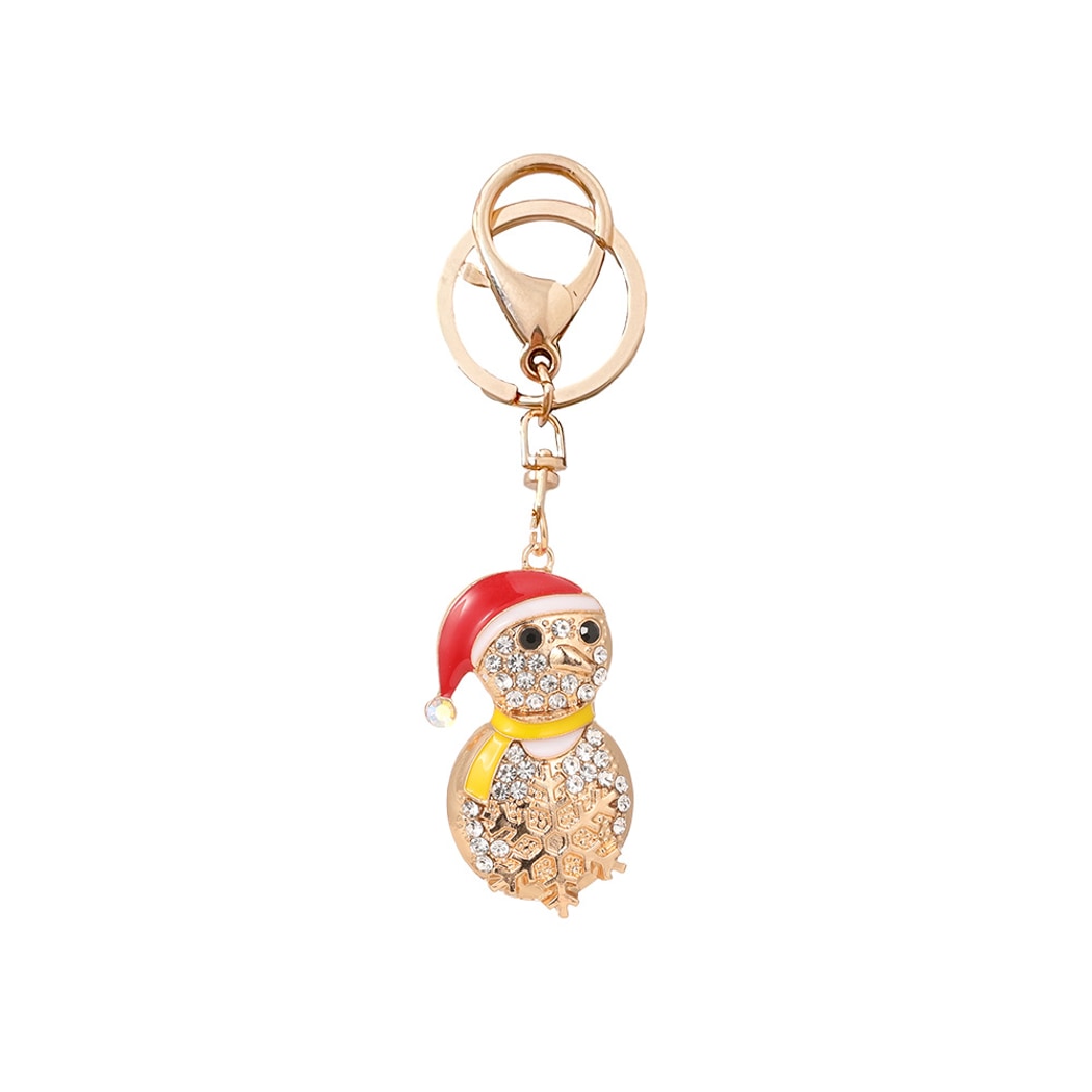 Keypus - Cute Snowman Christmas Theme Keychain