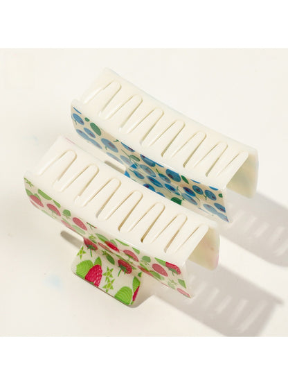 Beau - Large Fruit Themed Shark Hair Clip