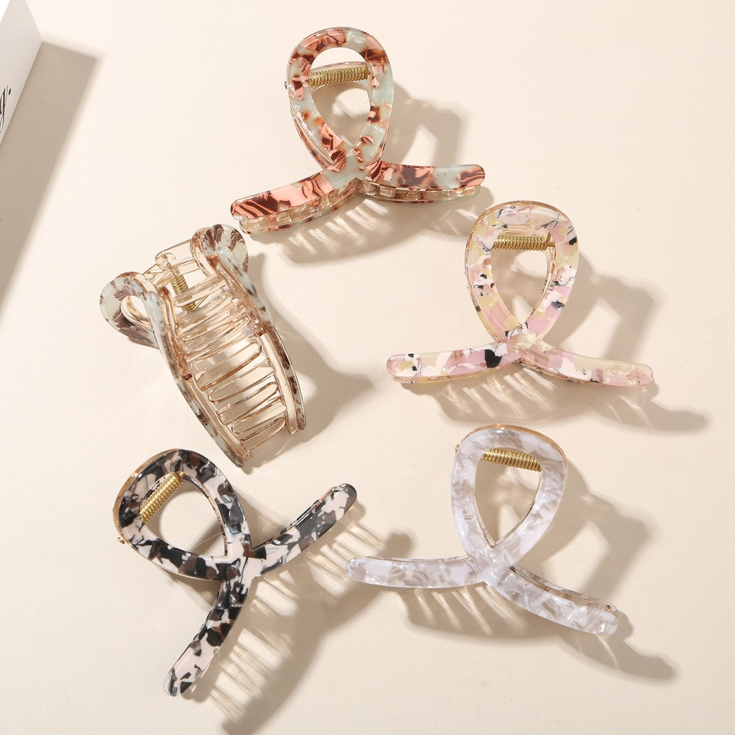 Beau - Vintage Style Acetate Fiber Hair Claw Clip
