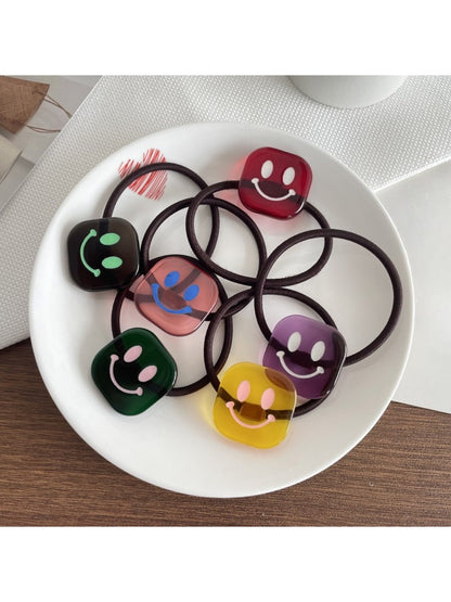 Gifty - Stylish Smiley Face Hair Tie