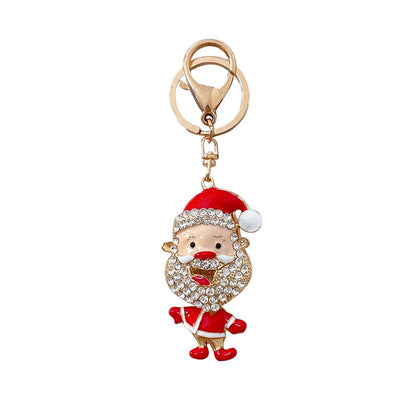 Keypus - Funny Santa Claus Christmas Theme Keychain