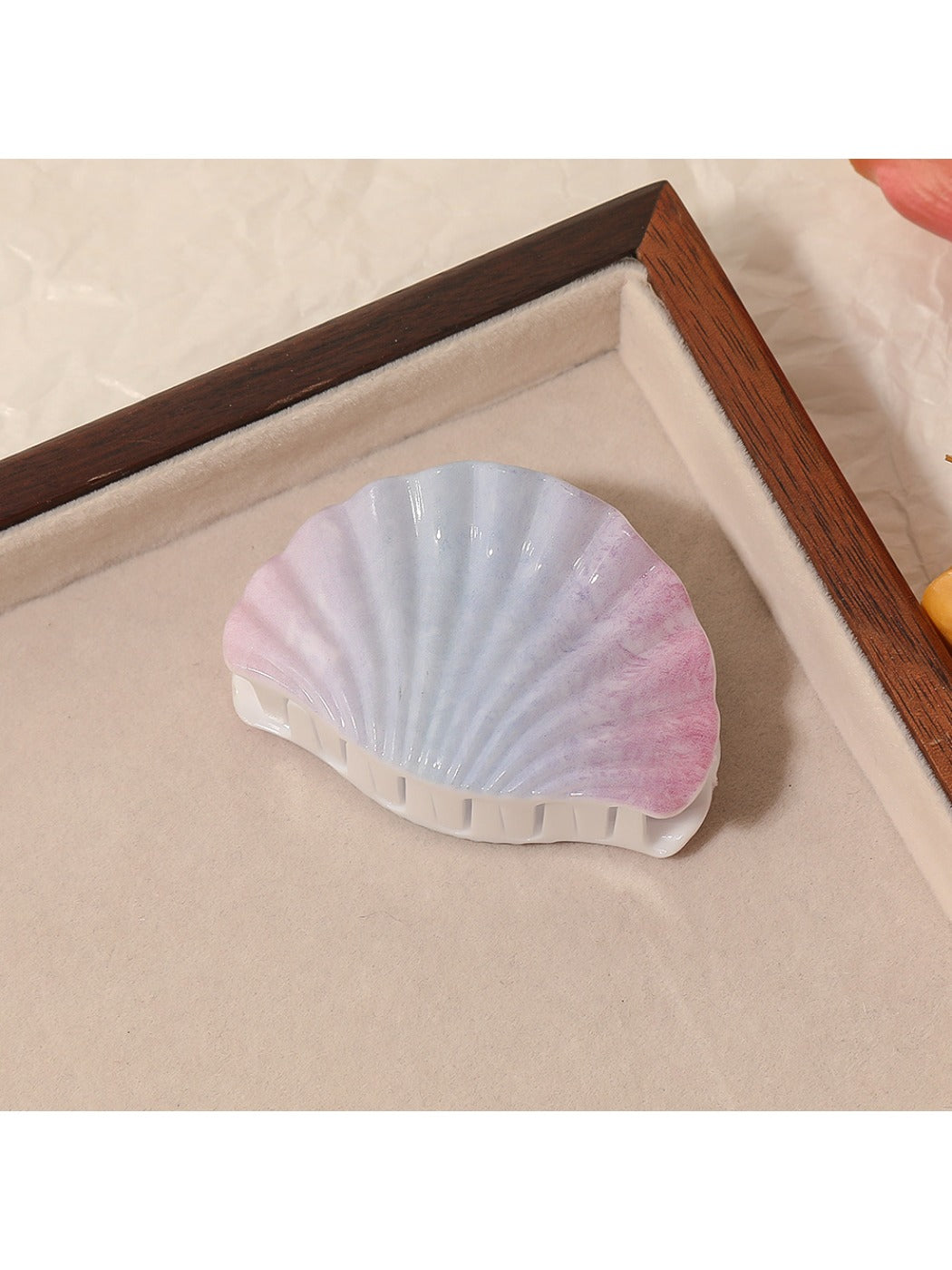 Beau - Minimalist Shell Shaped Hair Claw Clip