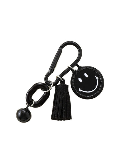 Keypus - Stylish Tassel Smiley Face Keychain