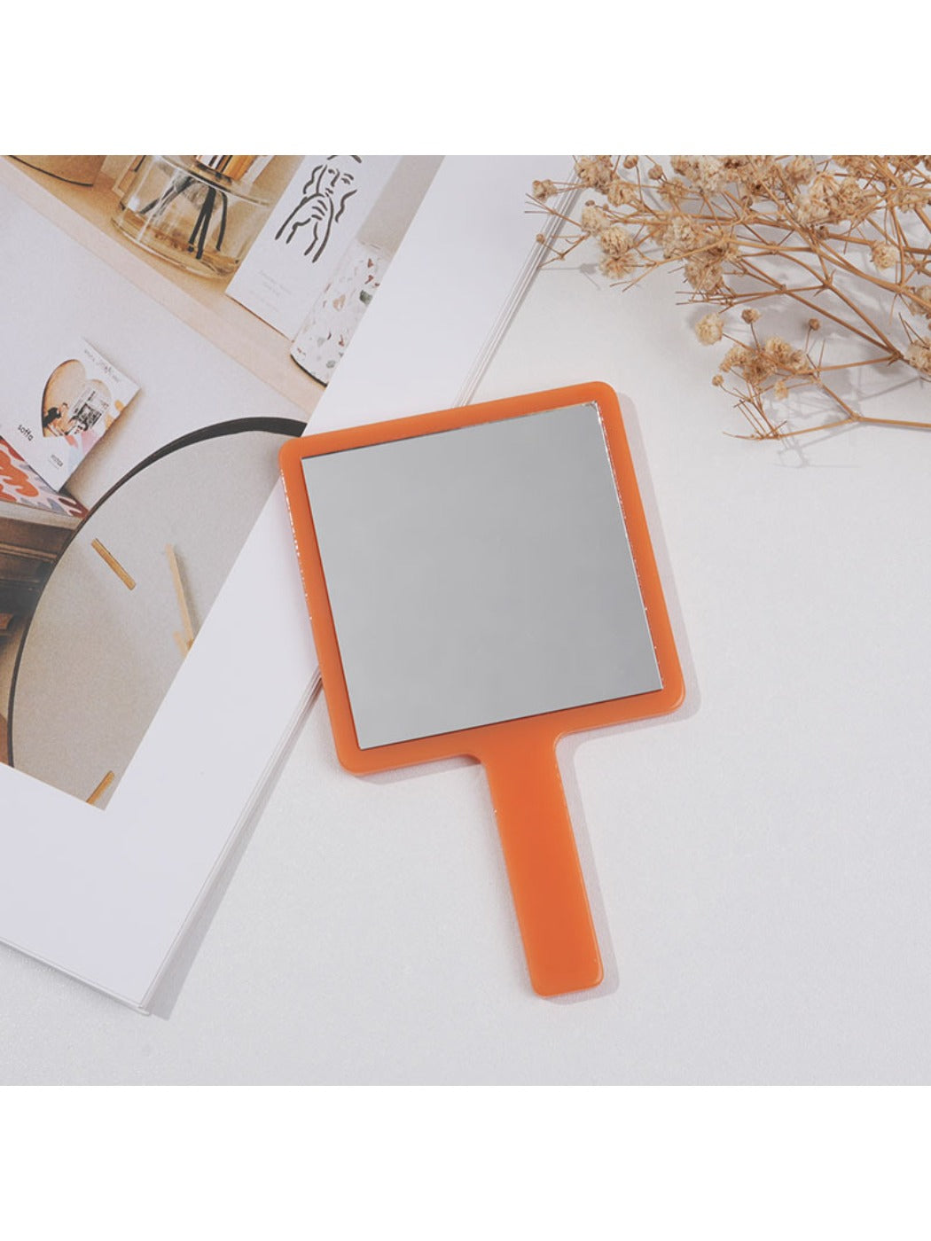 Mirroray - Vintage Style Square Hand Mirror