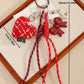 Keypus - Heart Pattern Rope Keychain Bag Charm