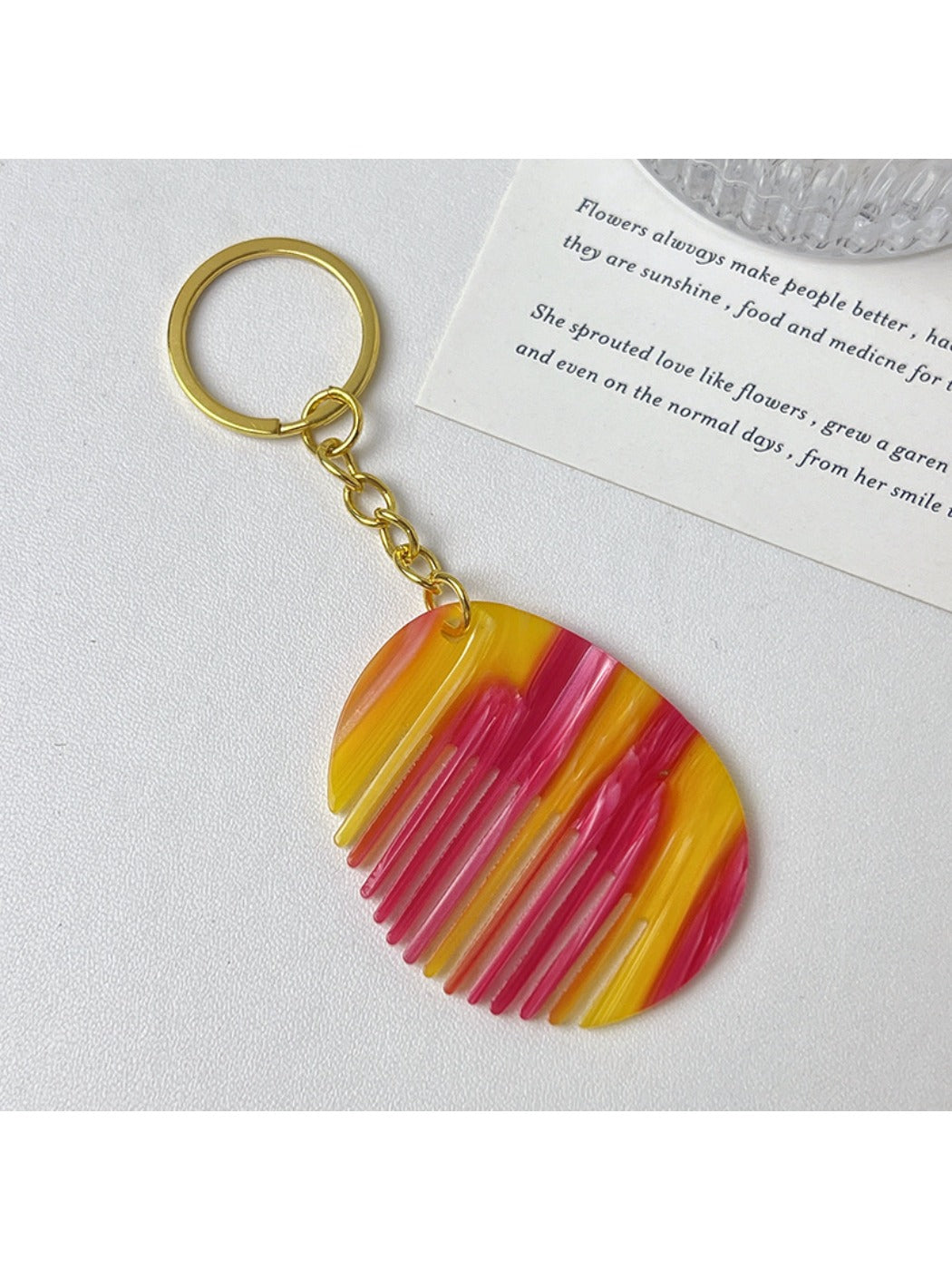 Keypus - Colorful Comb Keychain Charm