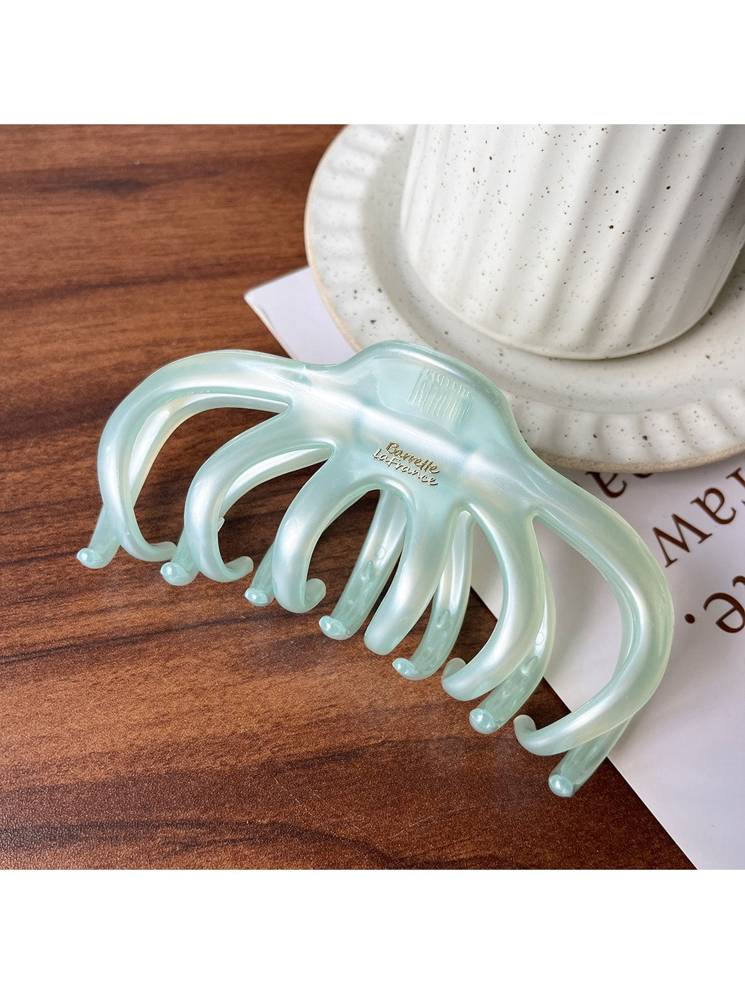 Beau - Modern Minimalist Geometric Plastic Claw Clip