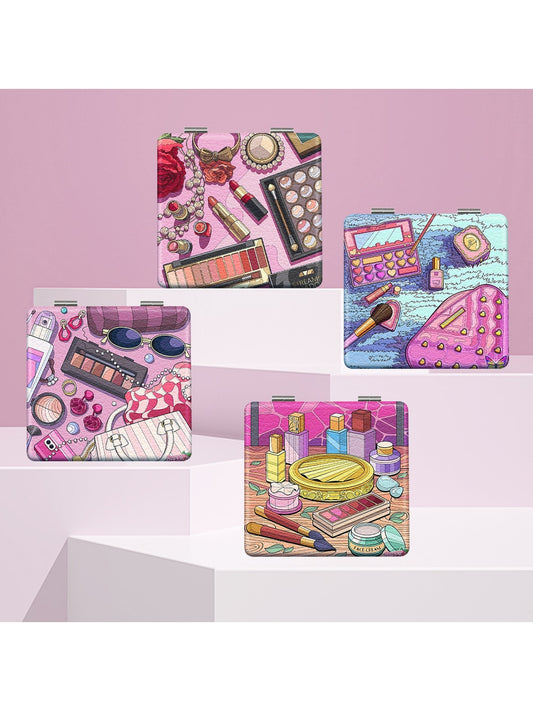 Mirroray - Cartoon Style Portable Folding Makeup Mirror