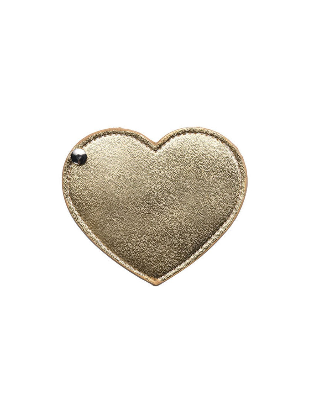 Mirroray - Elegant PU Leather Heart Folding Mirror