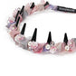 Gifty - Polyester Wrapped Beaded Teeth Headband