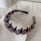 Gifty - Minimalist Polyester Toothed Wave Shape Headband