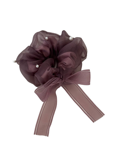 Gifty - Ribbon Bow High Elastic Scrunchie