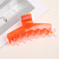 Beau - Clear Finish PC Geometric Hair Claw Clip