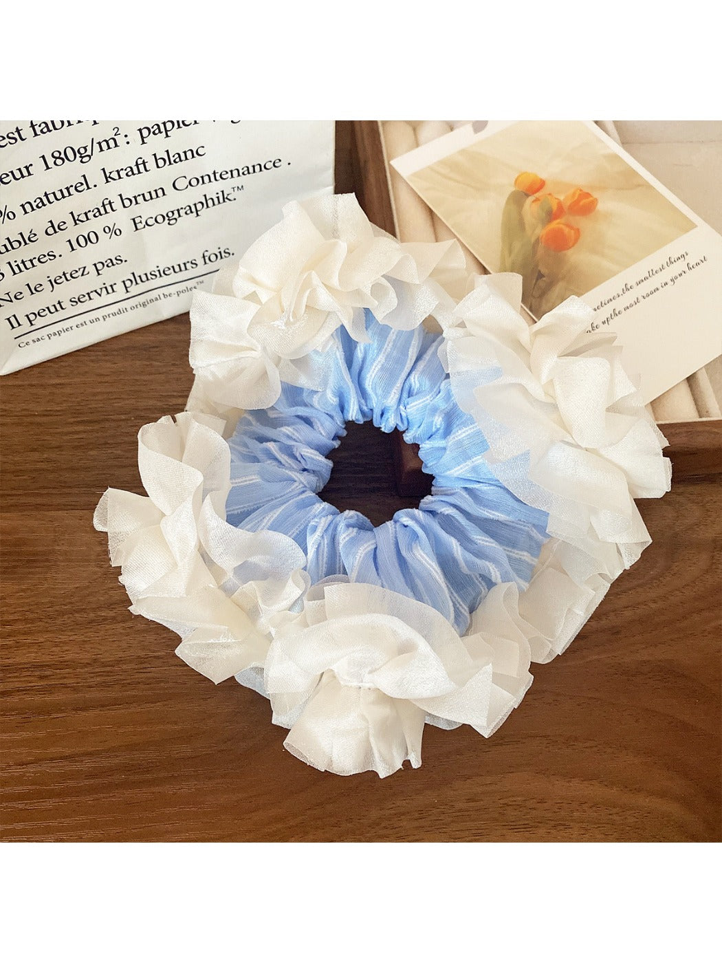 Gifty - Spring Delicate Lace Scrunchie