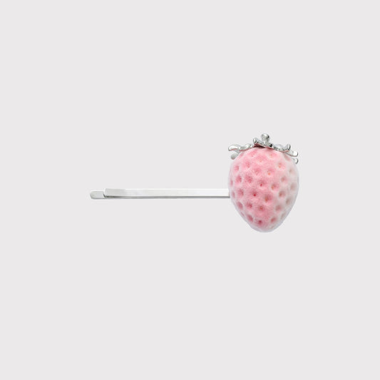 Beau - Pink Strawberry Accent Hair Clip