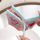 Beau - Printed Book Shape Acetate Hair Claw Clip