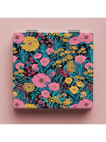 Mirroray - Oil Painting Flower Pattern Makeup Mirror