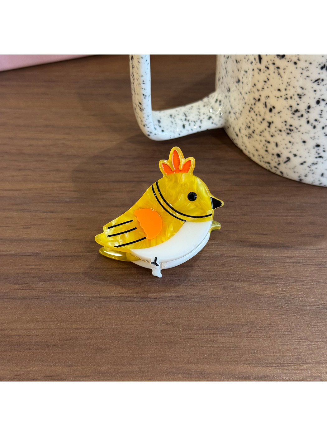 Beau - Cartoon Bird Acetate Claw Hair Clip