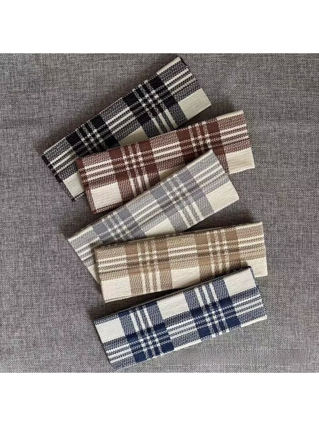 Gifty -Trendy Plaid Headband Hair Accessory