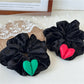 Gifty - Velvet Heart Hair Scrunchie